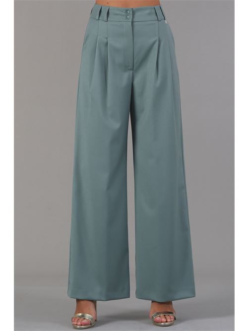 Pantalone in cady Zanetti | ZP7788VERDE ACQUA